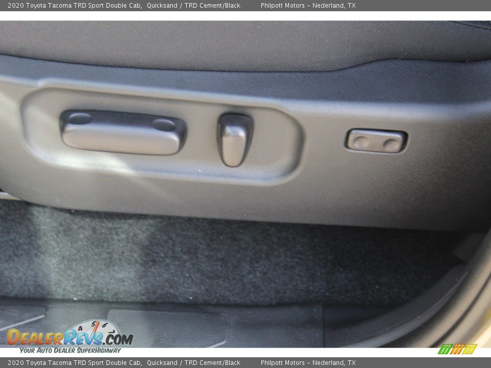 2020 Toyota Tacoma TRD Sport Double Cab Quicksand / TRD Cement/Black Photo #11