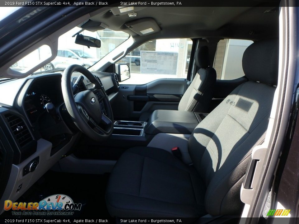 2019 Ford F150 STX SuperCab 4x4 Agate Black / Black Photo #13