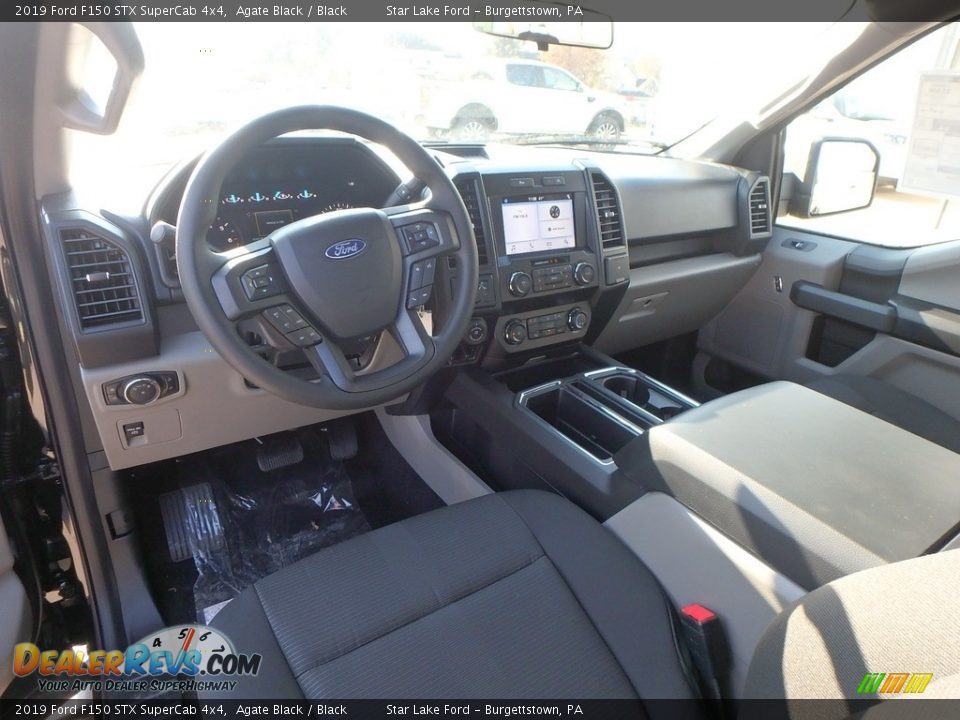2019 Ford F150 STX SuperCab 4x4 Agate Black / Black Photo #15