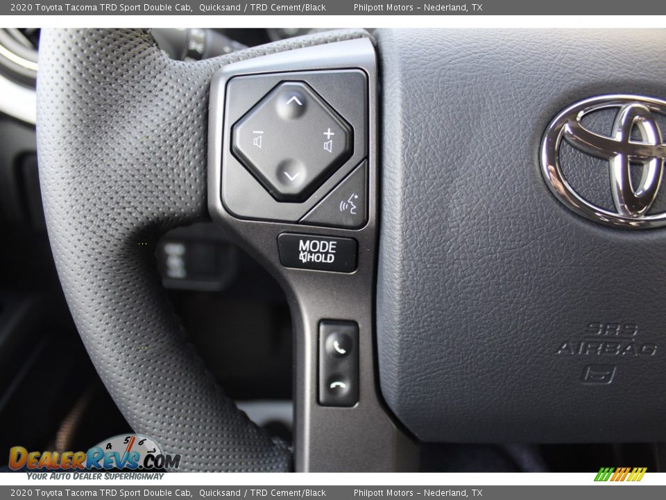 2020 Toyota Tacoma TRD Sport Double Cab Quicksand / TRD Cement/Black Photo #14