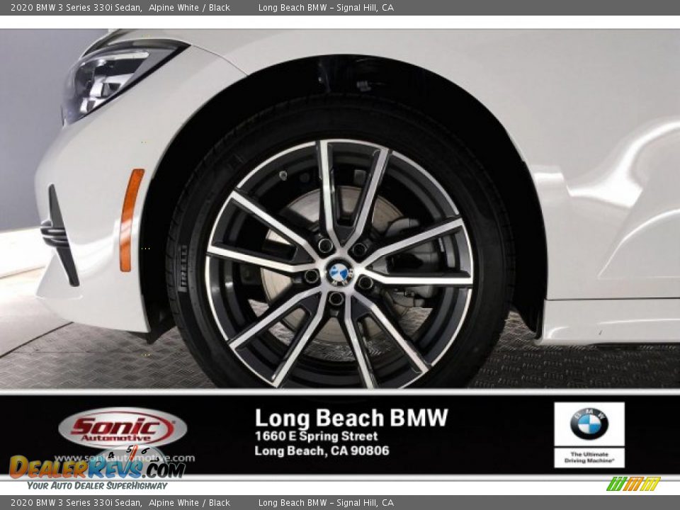 2020 BMW 3 Series 330i Sedan Alpine White / Black Photo #9