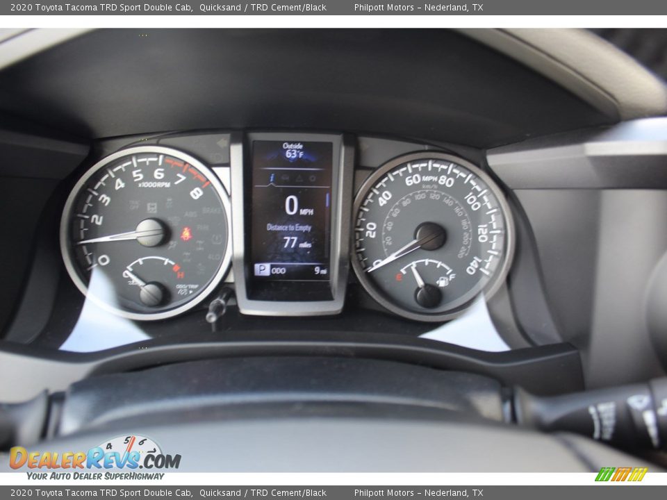 2020 Toyota Tacoma TRD Sport Double Cab Quicksand / TRD Cement/Black Photo #16