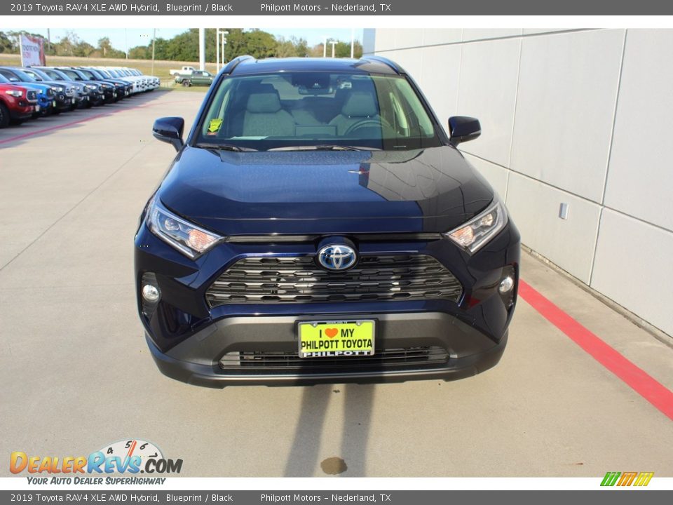 2019 Toyota RAV4 XLE AWD Hybrid Blueprint / Black Photo #3