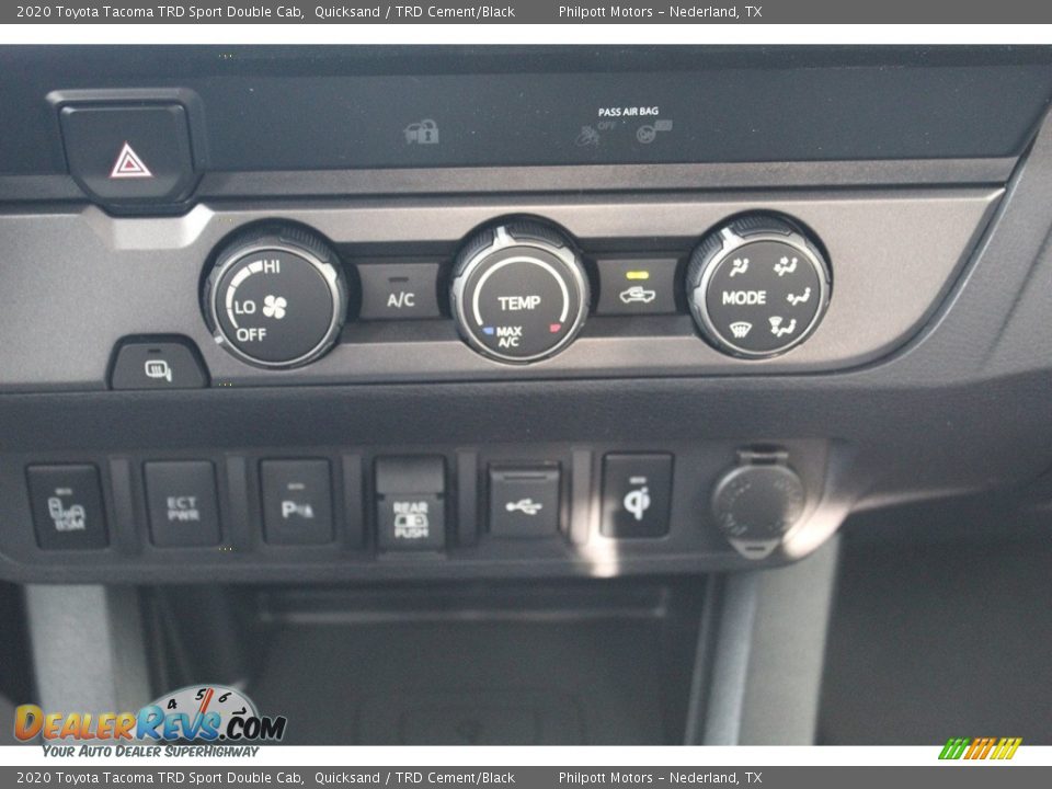 2020 Toyota Tacoma TRD Sport Double Cab Quicksand / TRD Cement/Black Photo #19