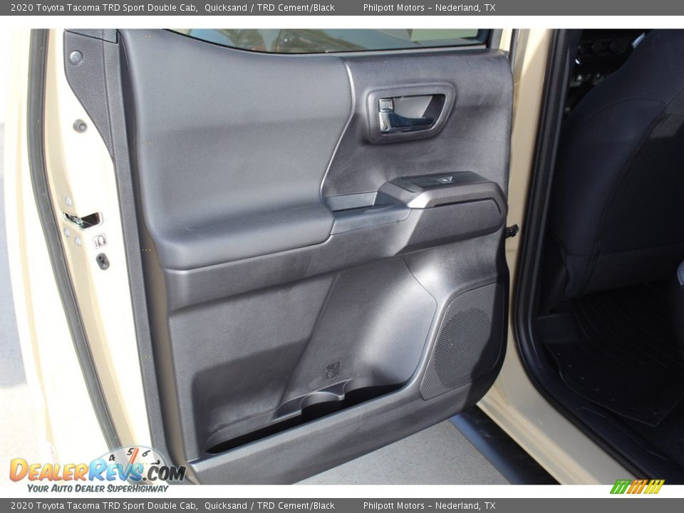 2020 Toyota Tacoma TRD Sport Double Cab Quicksand / TRD Cement/Black Photo #22