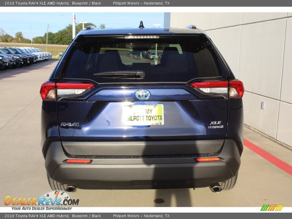 2019 Toyota RAV4 XLE AWD Hybrid Blueprint / Black Photo #7