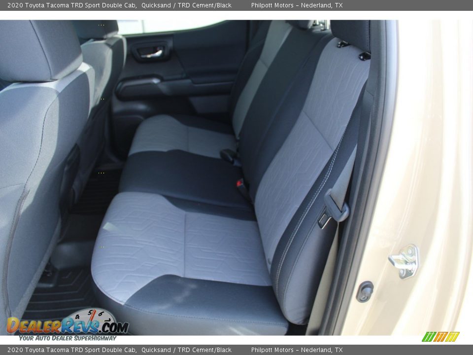 2020 Toyota Tacoma TRD Sport Double Cab Quicksand / TRD Cement/Black Photo #23