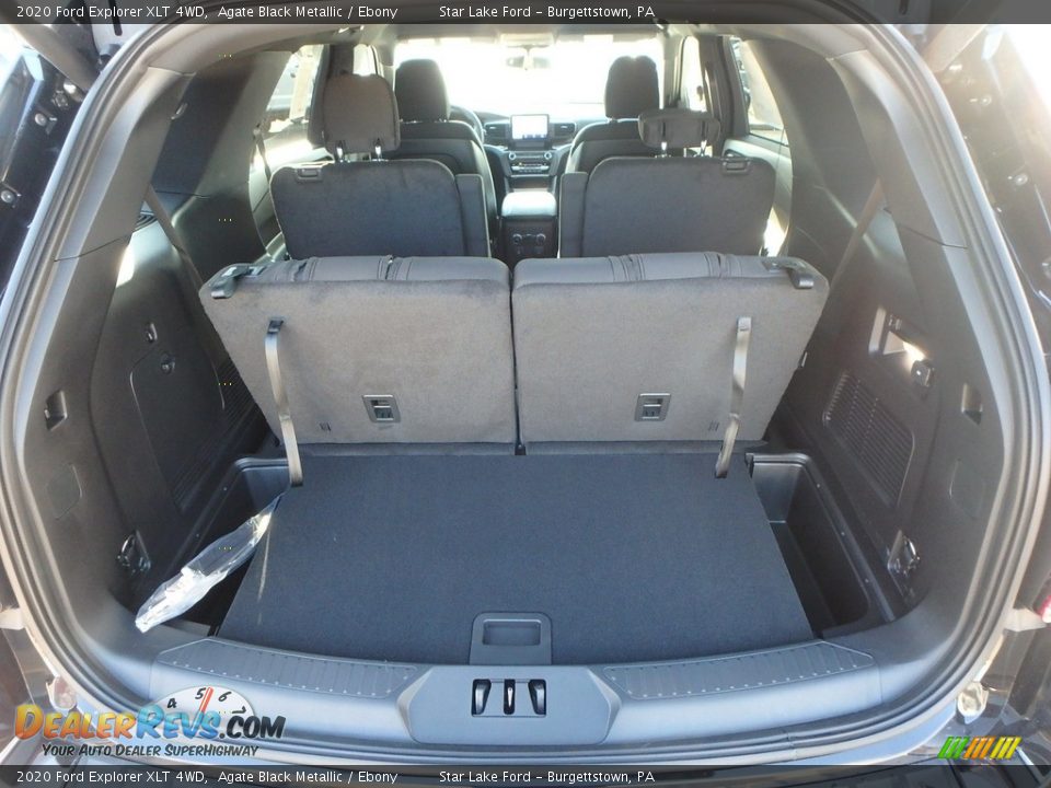 2020 Ford Explorer XLT 4WD Agate Black Metallic / Ebony Photo #7