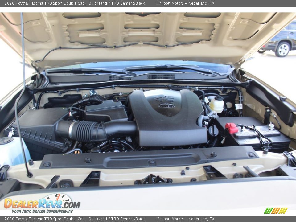 2020 Toyota Tacoma TRD Sport Double Cab Quicksand / TRD Cement/Black Photo #25