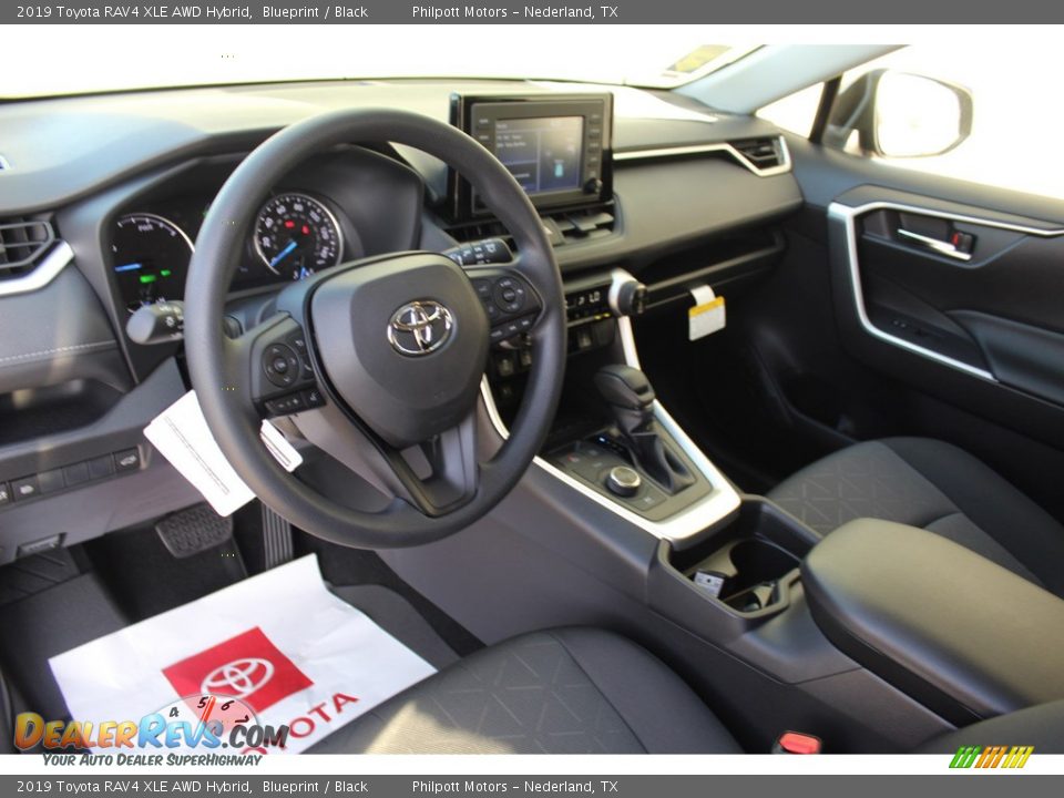 2019 Toyota RAV4 XLE AWD Hybrid Blueprint / Black Photo #12