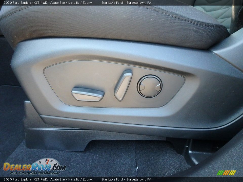 2020 Ford Explorer XLT 4WD Agate Black Metallic / Ebony Photo #11