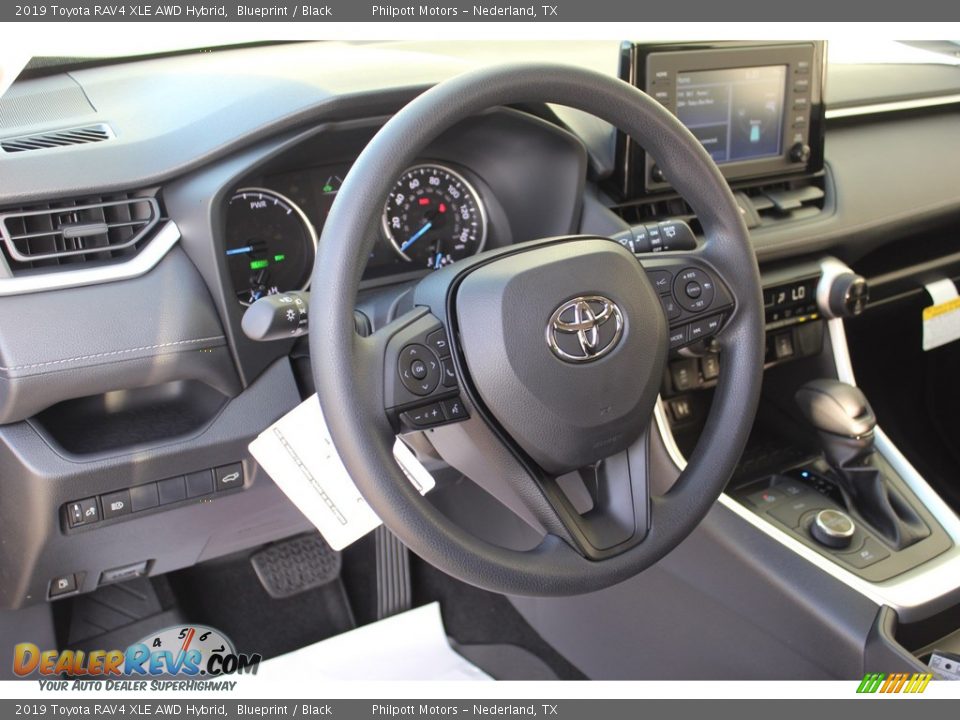 2019 Toyota RAV4 XLE AWD Hybrid Blueprint / Black Photo #13