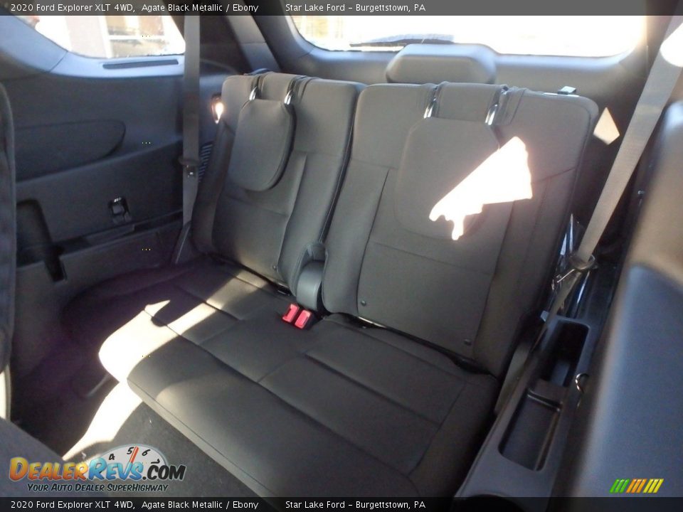 2020 Ford Explorer XLT 4WD Agate Black Metallic / Ebony Photo #15
