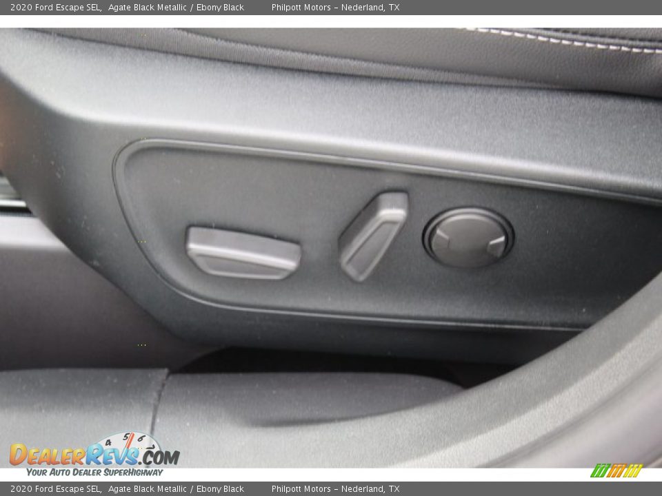 2020 Ford Escape SEL Agate Black Metallic / Ebony Black Photo #11