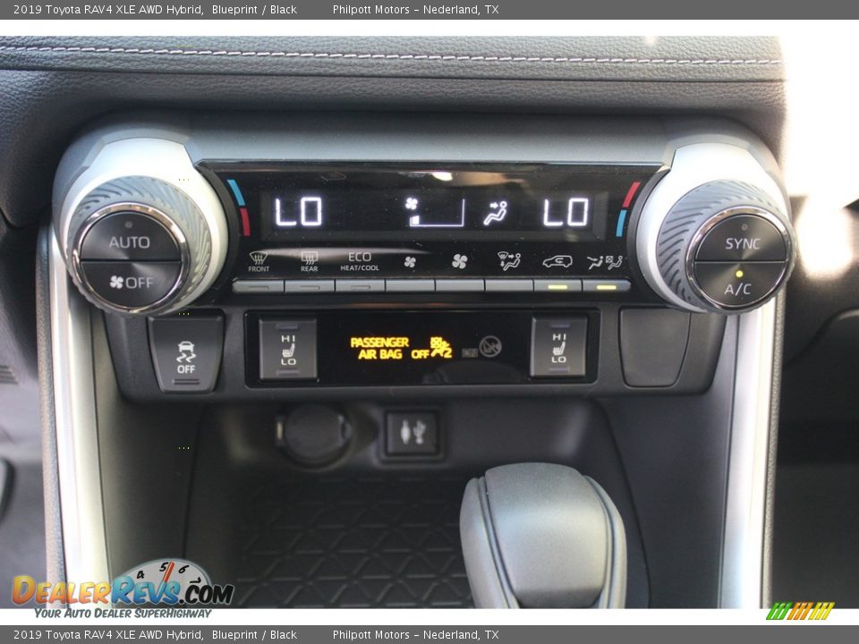 2019 Toyota RAV4 XLE AWD Hybrid Blueprint / Black Photo #19
