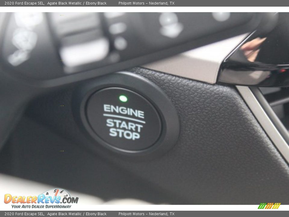 2020 Ford Escape SEL Agate Black Metallic / Ebony Black Photo #18