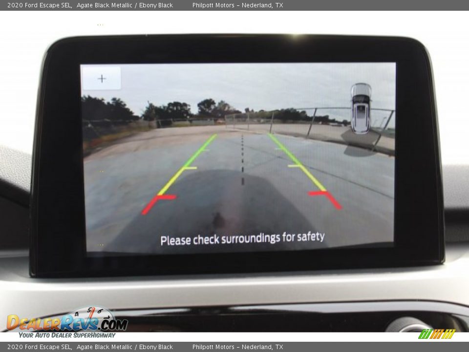 2020 Ford Escape SEL Agate Black Metallic / Ebony Black Photo #19