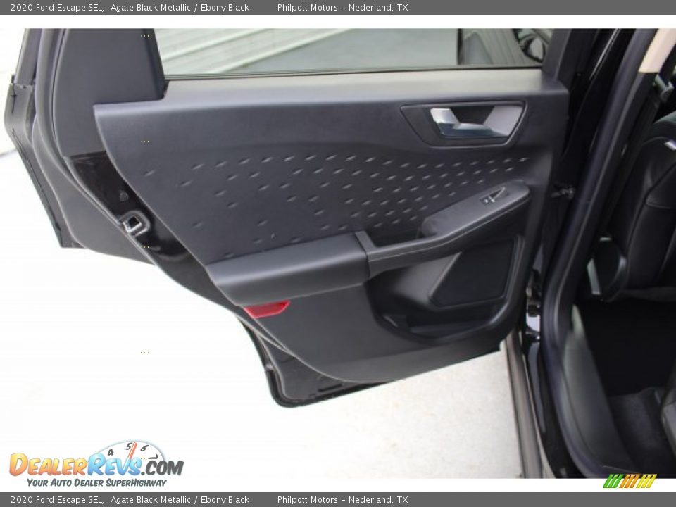 2020 Ford Escape SEL Agate Black Metallic / Ebony Black Photo #20