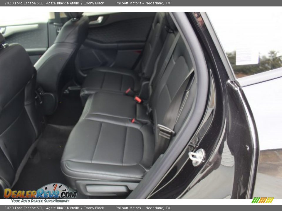 2020 Ford Escape SEL Agate Black Metallic / Ebony Black Photo #21