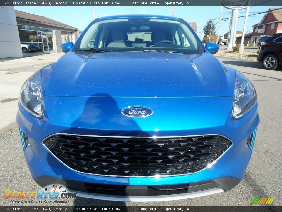 2020 Ford Escape SE 4WD Velocity Blue Metallic / Dark Earth Gray Photo #2