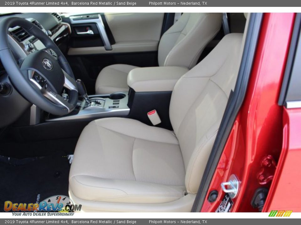 Front Seat of 2019 Toyota 4Runner Limited 4x4 Photo #14
