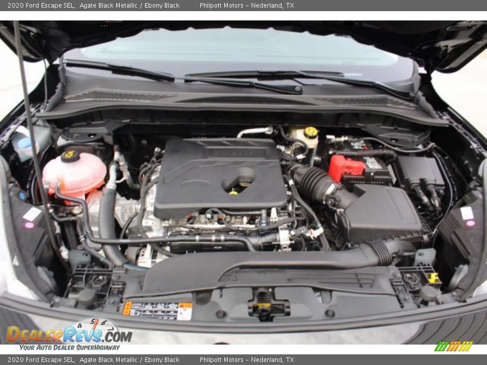 2020 Ford Escape SEL Agate Black Metallic / Ebony Black Photo #27