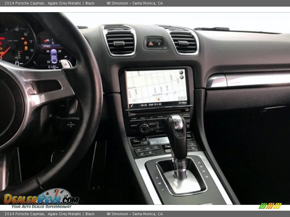 2014 Porsche Cayman Agate Grey Metallic / Black Photo #5