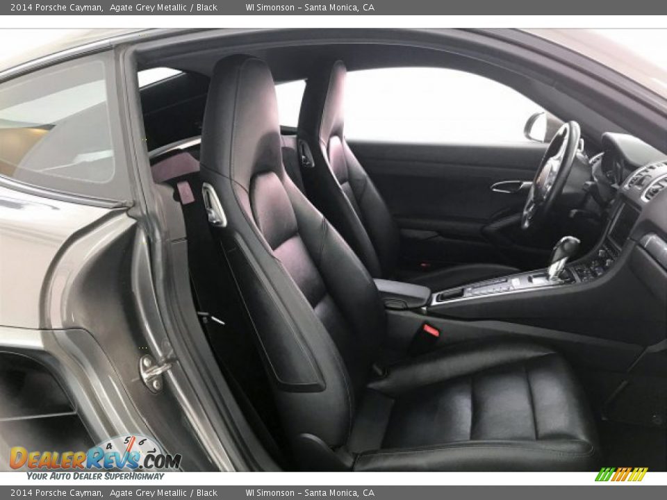 2014 Porsche Cayman Agate Grey Metallic / Black Photo #6