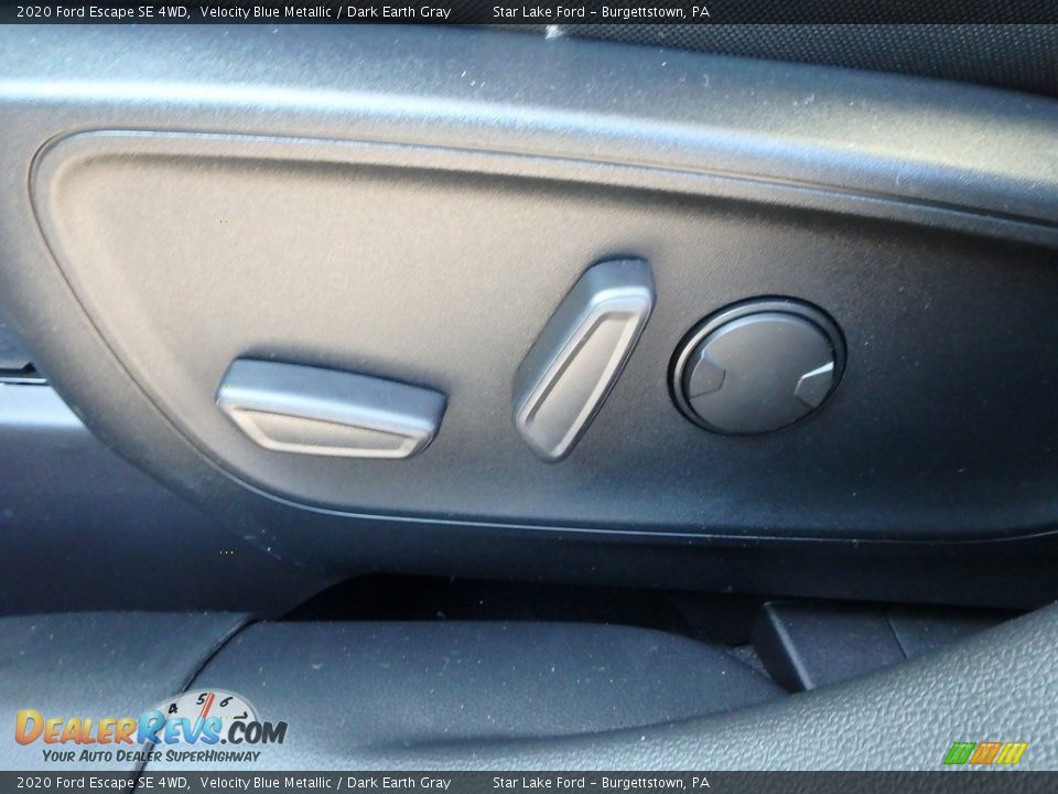2020 Ford Escape SE 4WD Velocity Blue Metallic / Dark Earth Gray Photo #11
