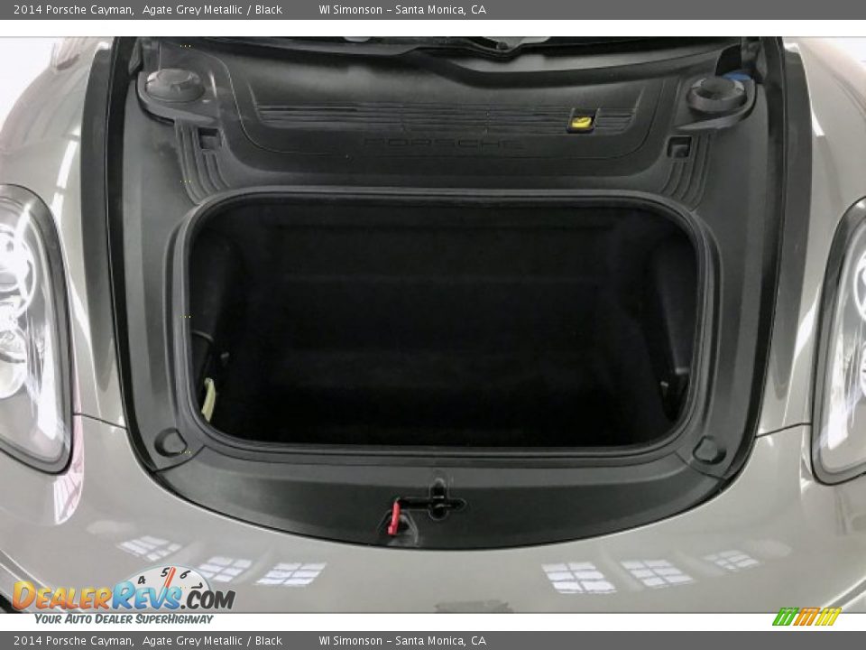2014 Porsche Cayman Agate Grey Metallic / Black Photo #9