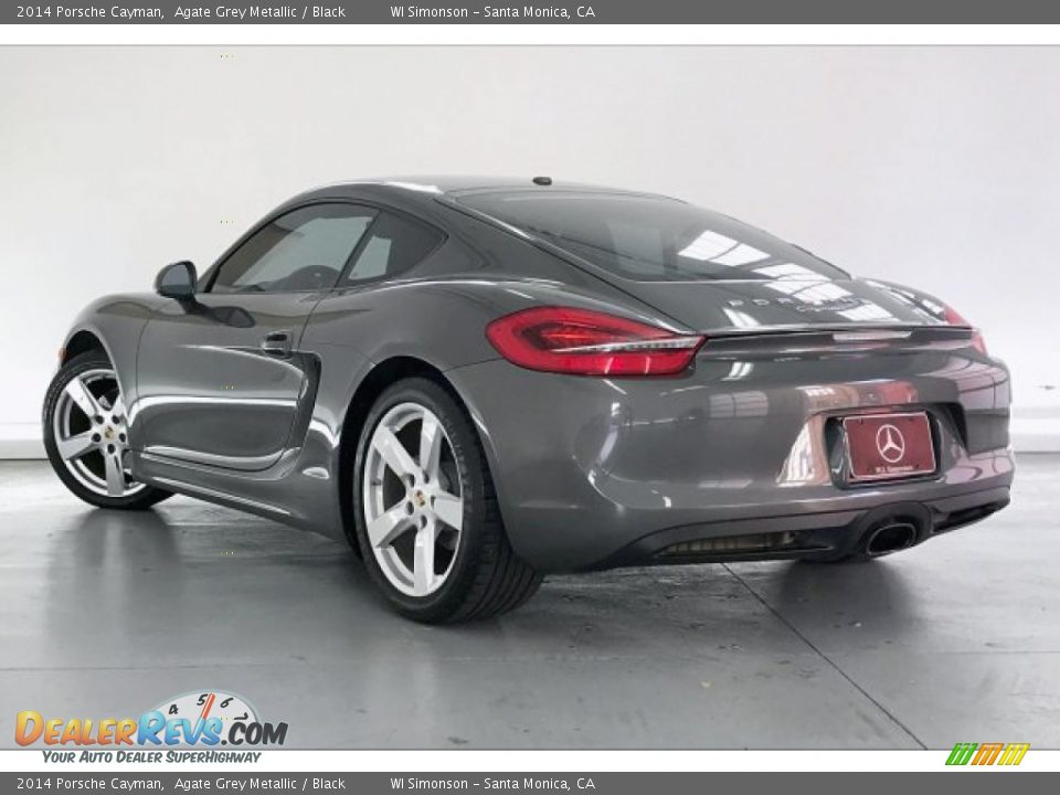 2014 Porsche Cayman Agate Grey Metallic / Black Photo #10