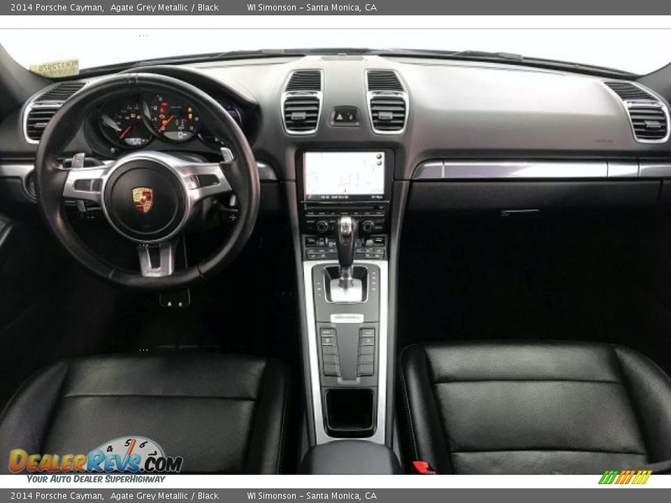 2014 Porsche Cayman Agate Grey Metallic / Black Photo #15