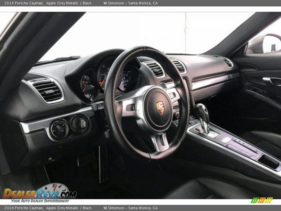 2014 Porsche Cayman Agate Grey Metallic / Black Photo #19