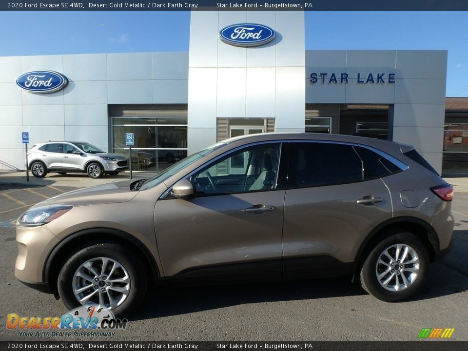 2020 Ford Escape SE 4WD Desert Gold Metallic / Dark Earth Gray Photo #1