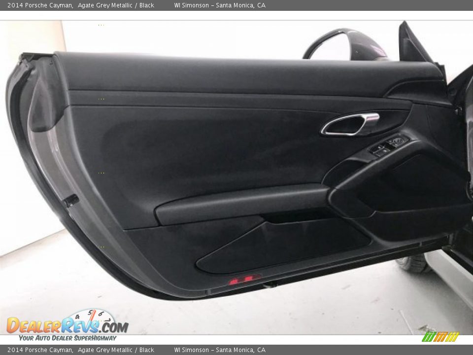 2014 Porsche Cayman Agate Grey Metallic / Black Photo #22