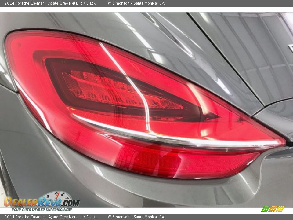 2014 Porsche Cayman Agate Grey Metallic / Black Photo #23