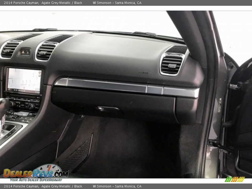 2014 Porsche Cayman Agate Grey Metallic / Black Photo #25
