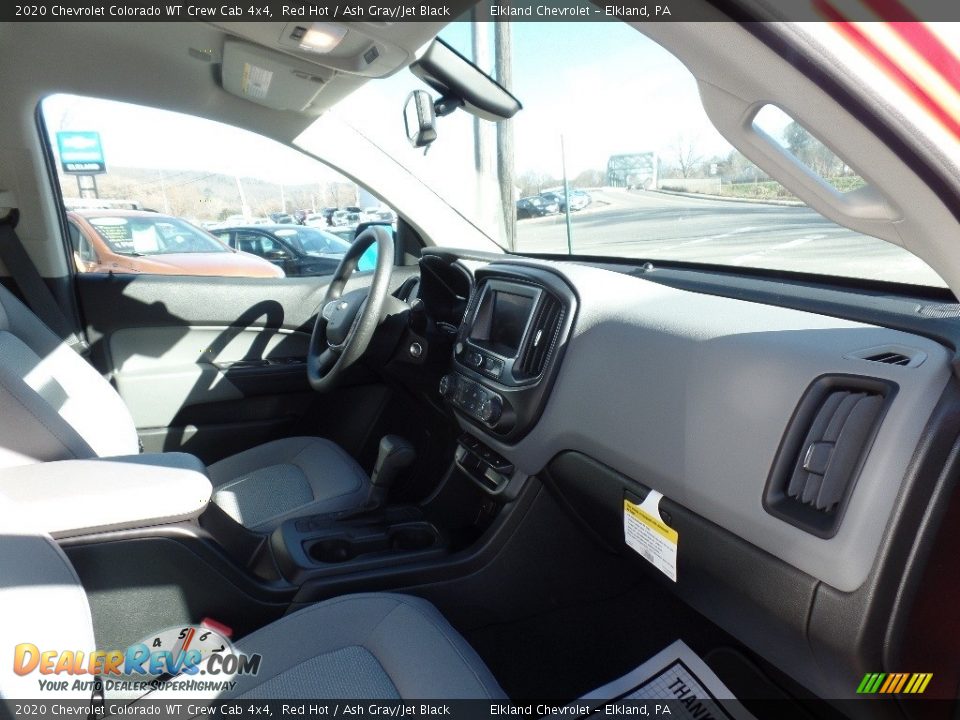 2020 Chevrolet Colorado WT Crew Cab 4x4 Red Hot / Ash Gray/Jet Black Photo #13