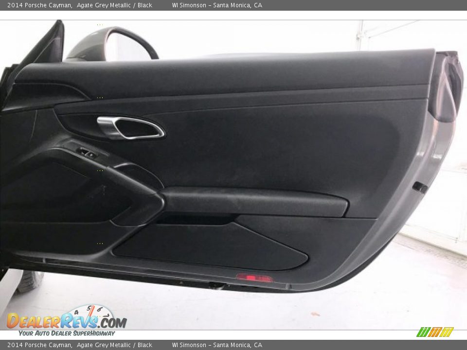 2014 Porsche Cayman Agate Grey Metallic / Black Photo #26