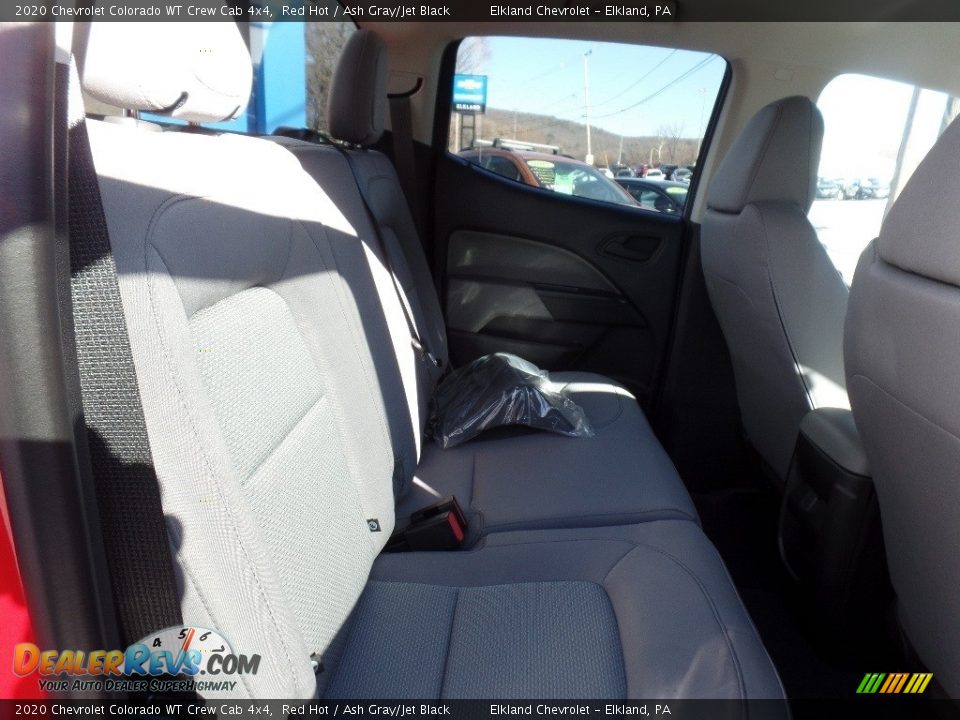 2020 Chevrolet Colorado WT Crew Cab 4x4 Red Hot / Ash Gray/Jet Black Photo #14