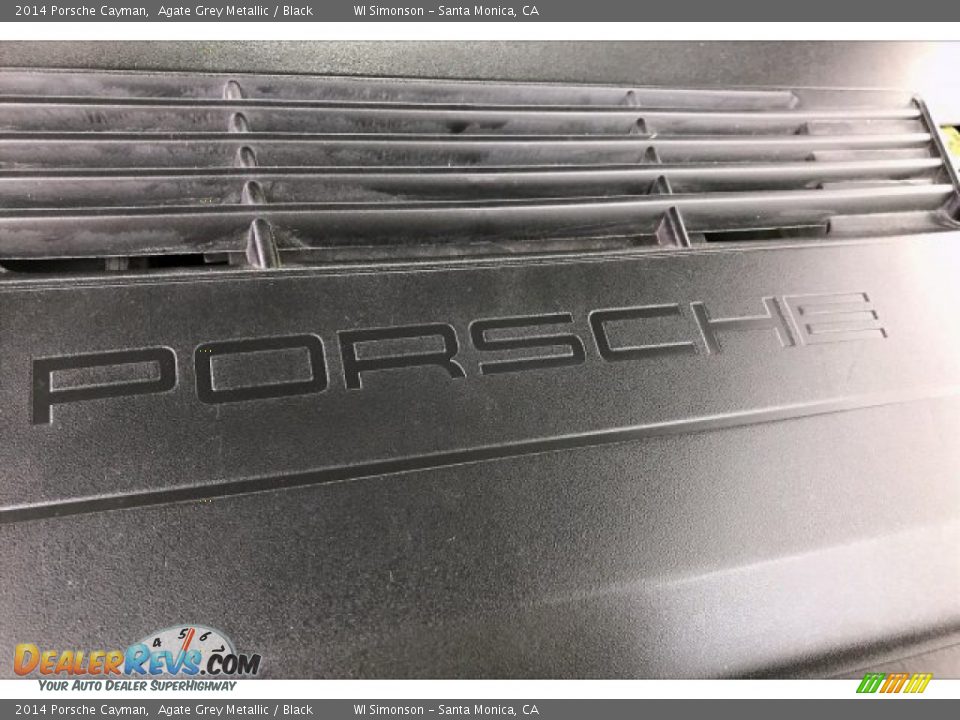 2014 Porsche Cayman Agate Grey Metallic / Black Photo #27