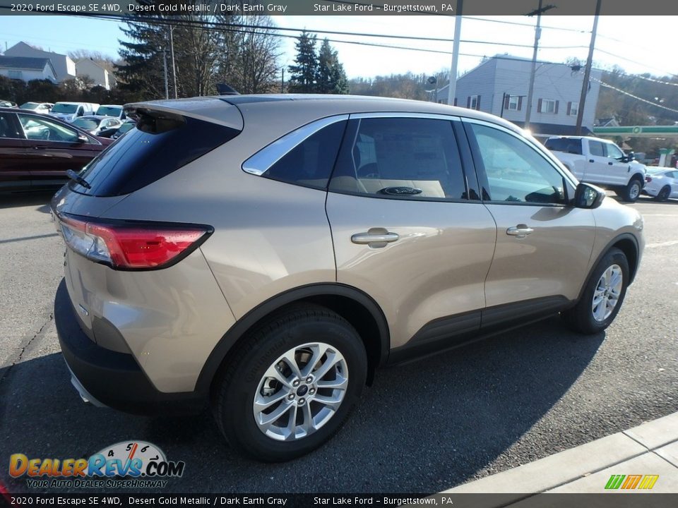 2020 Ford Escape SE 4WD Desert Gold Metallic / Dark Earth Gray Photo #5