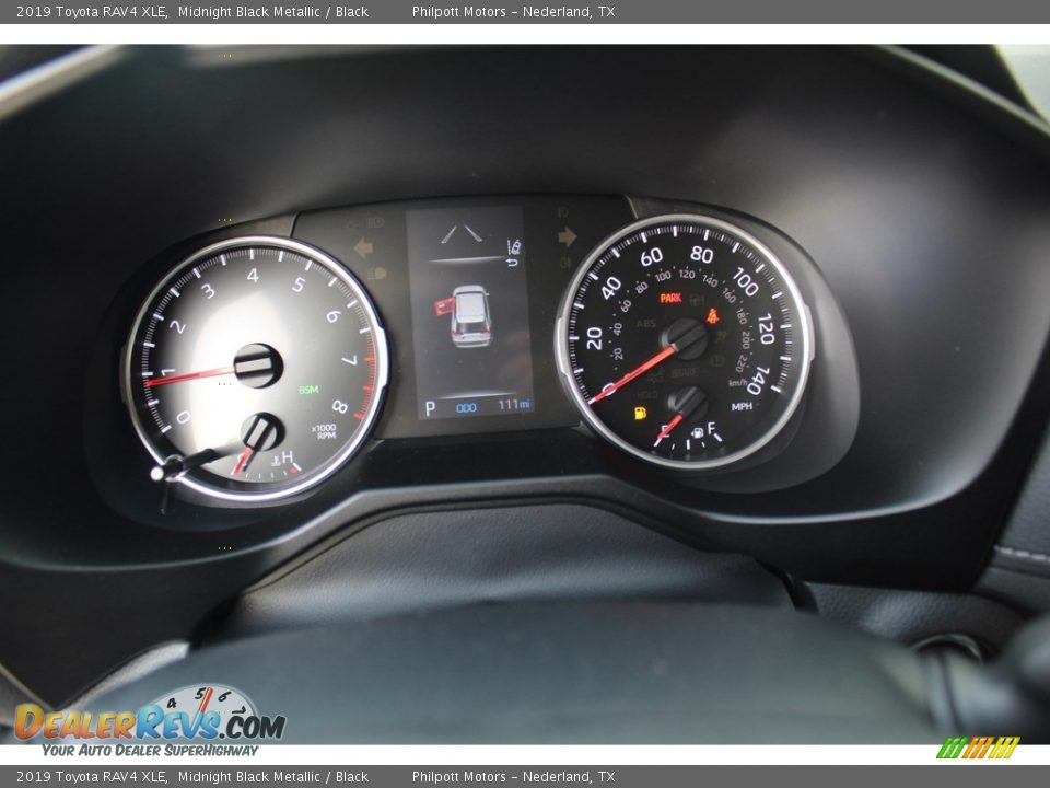 2019 Toyota RAV4 XLE Midnight Black Metallic / Black Photo #16