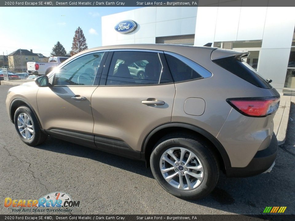 2020 Ford Escape SE 4WD Desert Gold Metallic / Dark Earth Gray Photo #8