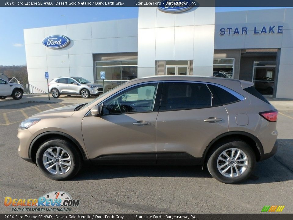 2020 Ford Escape SE 4WD Desert Gold Metallic / Dark Earth Gray Photo #9