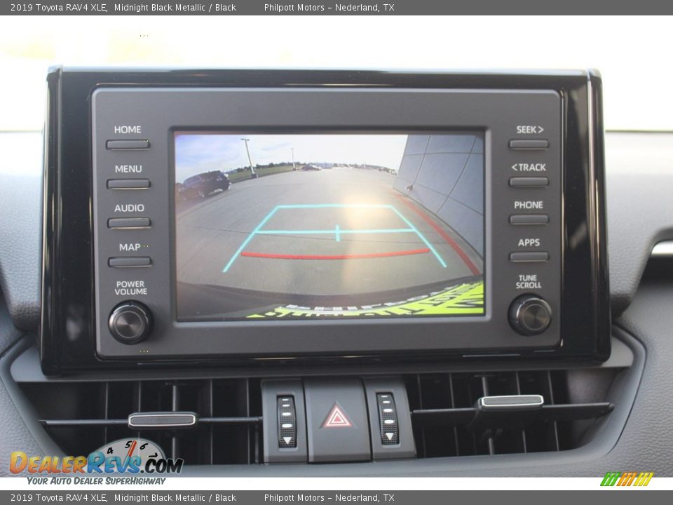 2019 Toyota RAV4 XLE Midnight Black Metallic / Black Photo #21