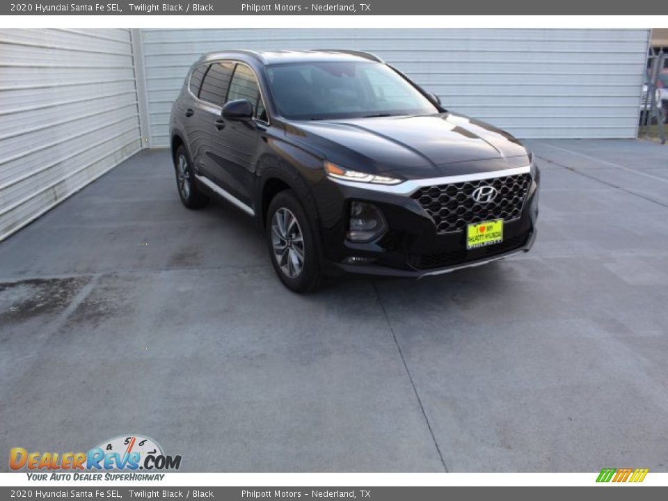 2020 Hyundai Santa Fe SEL Twilight Black / Black Photo #2