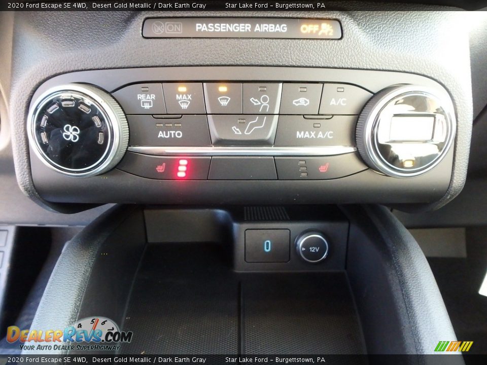2020 Ford Escape SE 4WD Desert Gold Metallic / Dark Earth Gray Photo #18