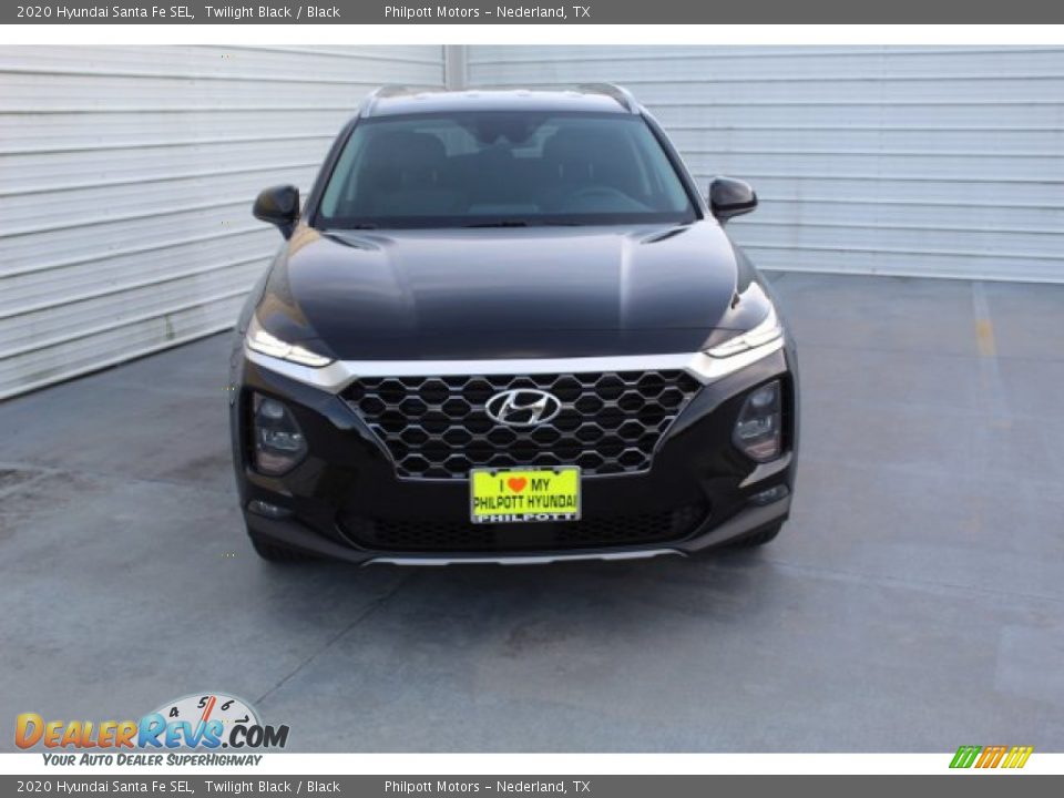 2020 Hyundai Santa Fe SEL Twilight Black / Black Photo #3