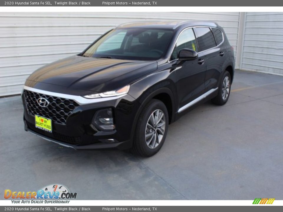 2020 Hyundai Santa Fe SEL Twilight Black / Black Photo #4